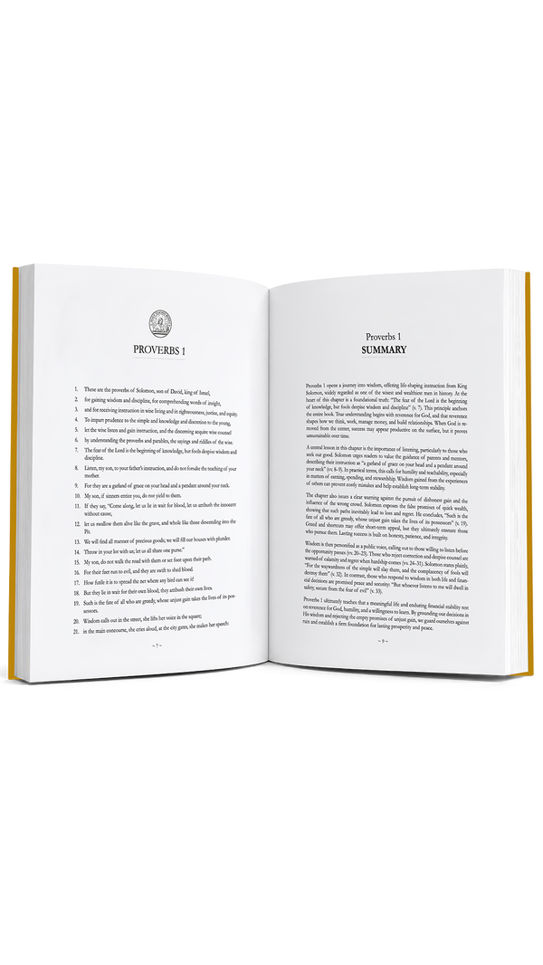 Solomon's Book of Proverbs Annotated