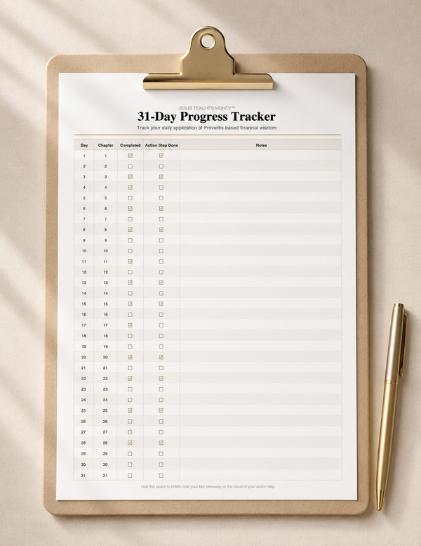 31-Day Progress Tracker