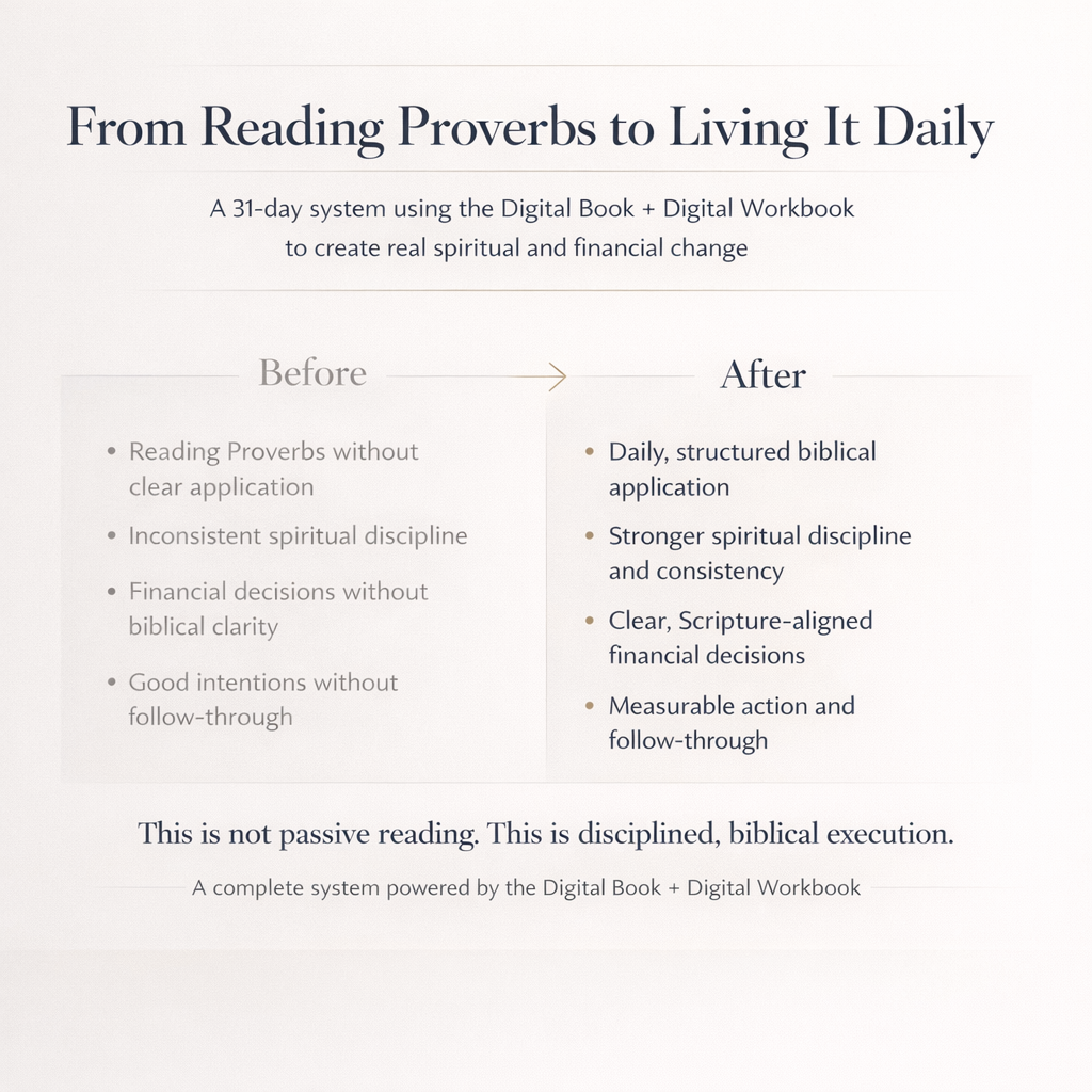 Jesus Teaches Money™: 31-Day Proverbs Wealth System (Book & Workbook Digital Bundle)