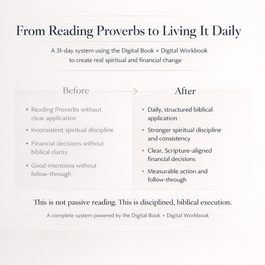 Jesus Teaches Money™: 31-Day Proverbs Wealth System (Book & Workbook Digital Bundle)